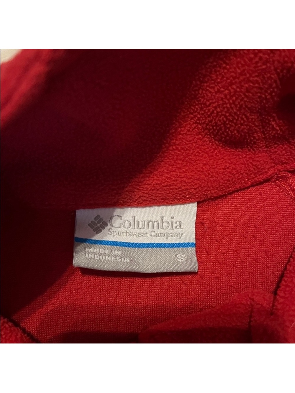 Columbia Women's Small Cincinnati Bearcats Red Half Zip Fleece | Cozy Pullover - Picture 4 of 8